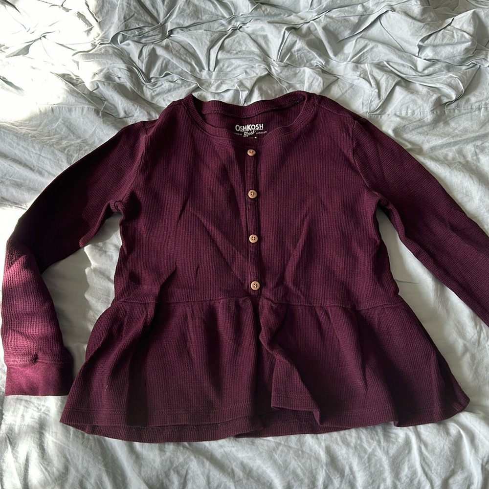 Toddler Girl Peplum Top